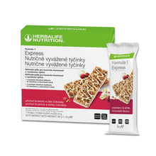 Načíst obrázek do prohlížeče Galerie, Formula 1 Express Nutričně vyvážené tyčinky (7x56g)