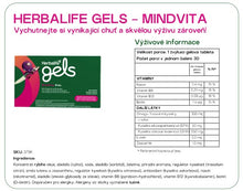 Načíst obrázek do prohlížeče Galerie, Herbalife Gels MindVita Kids Citron-limetka-jahoda 30 žvýkacích gelových tablet
